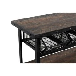Industrial Metal Console Table Dark Black - Olivia & May -Olivia & May GUEST f2b33d8c e385 4fd5 88ff 2520fbe74f9c
