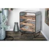 Industrial Chest With 3 Drawers Brown - Olivia & May -Olivia & May GUEST f2e00c13 cc95 4c9a 9e07 d6a0d6a79ad0