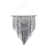 Cotton Macrame Handmade Intricately Weaved Wall Decor With Beaded Fringe Tassels - Olivia & May -Olivia & May GUEST f3285f1c 8c5d 452b 99ae ebbac1db4be9