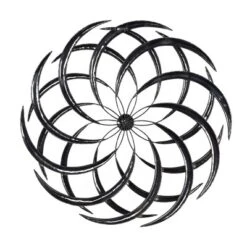 Metal Starburst Wind Spinner Inspired Wall Decor Bronze - Olivia & May -Olivia & May GUEST f4550e41 ed21 4265 a6b6 bef93a6bf303