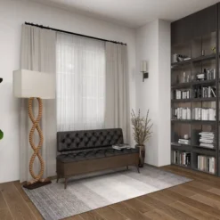 Rustic Jute Floor Lamp Brown - Olivia & May -Olivia & May GUEST f4ec77fd 068f 406a 9fa7 97bb939f87ef