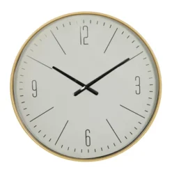 20"x20" Contemporary Glass Wall Clock - Olivia & May -Olivia & May GUEST f54249cb 066e 427a abea e504903babe4