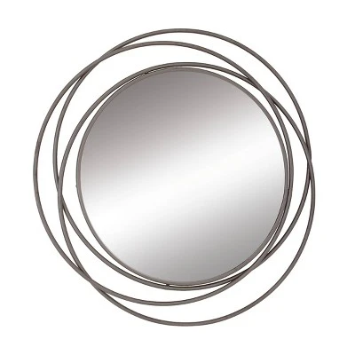 Metal Overlapping Circle Frame Wall Mirror- Olivia & May 19 Metal Overlapping Circle Frame Wall Mirror- Olivia & May - Image 17