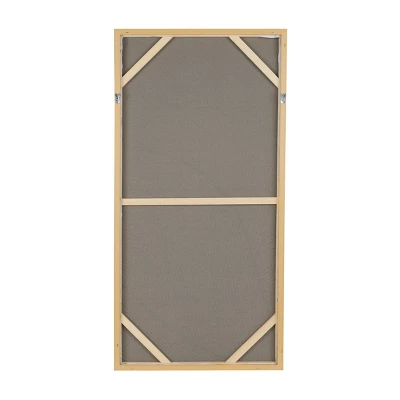 Canvas Geometric Deco Inspired Line Framed Wall Art With Gold Frame White - Olivia & May 4 Canvas Geometric Deco Inspired Line Framed Wall Art With Gold Frame White - Olivia & May - Image 2