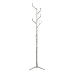 Eclectic Metal Coat Rack Silver - Olivia & May -Olivia & May GUEST f5f26a8d bc66 4d48 8aa4 7f33e807e743