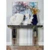 Glam Wood Console Table Silver - Olivia & May -Olivia & May GUEST f66b2675 6171 44b0 87f4 305024a8bcaf