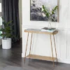Modern Metal Console Table - Olivia & May -Olivia & May GUEST f6b7dbe3 a7a8 48ad 9ce0 070e6957ae17