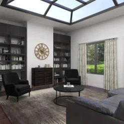 Contemporary Bold Facet Carved Wood Side Cabinet Brown - Olivia & May -Olivia & May GUEST f7cae03f eee2 485f b815 9b1cee5357a9