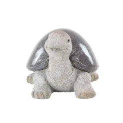 10" X 13" Magnesium Oxide Country Turtle Garden Sculpture White - Olivia & May -Olivia & May GUEST f7dc4d32 7c16 40e3 adfd ee45af282730