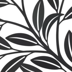 Metal Leaf Dimensional Cut-Out Wall Decor Black - Olivia & May -Olivia & May GUEST f86dd5c3 05da 4cfc a3f4 dead930d78eb