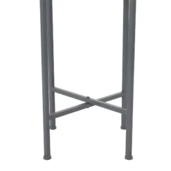 Olivia & May Modern Metal Planter Pot Gray -Olivia & May GUEST f9a8cfa4 061a 4bf6 9242 28afe2e0dab1