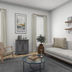 Vintage Wood Cabinet Gray - Olivia & May -Olivia & May GUEST f9e1a2c0 62d2 415d a355 aab8d16ef291