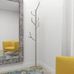 Eclectic Metal Coat Rack Silver - Olivia & May -Olivia & May GUEST f9e9ff35 0a1a 48b9 8b7e 929c33c2cd59