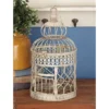 Set Of 2 Iron 22" Vintage Birdcage Cream - Olivia & May -Olivia & May GUEST fa051f28 65a2 44e2 9a6b 9346a858050a