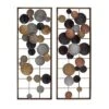 Set Of 2 Metal Geometric Overlapping Round Cutouts Wall Decors - Olivia & May -Olivia & May GUEST fa79ad7b 3dda 4aaf a063 255406748178