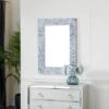Wood Quatrefoil Wall Mirror Blue - Olivia & May -Olivia & May GUEST fa7dd82e c3c5 4f96 a106 0496ffb3fb02