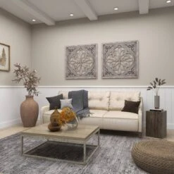 Farmhouse Wood Wall Decor Gray - Olivia & May -Olivia & May GUEST fb185430 3a11 43da b6e2 bba7a0ae2862