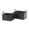 Set Of 2 Storage Baskets Dark Brown - Olivia & May -Olivia & May GUEST fbb2622f 86a8 4b54 be79 43ef58d6a75c