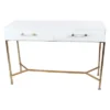 Metal And Wood Rectangular Console Table Olivia & May -Olivia & May GUEST fbc620b2 705d 46d0 b481 cebfbb2f4428