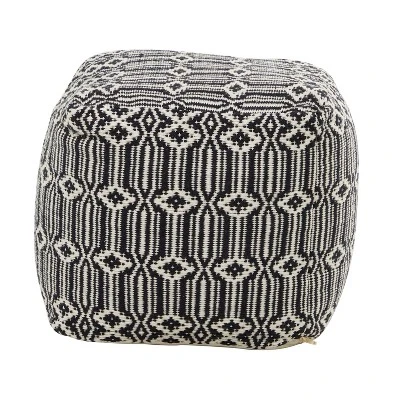 Bohemian Cotton Pouf - Olivia & May 7 Bohemian Cotton Pouf - Olivia & May - Image 5