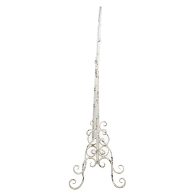 Vintage Metal Console Mirror White - Olivia & May 7 Vintage Metal Console Mirror White - Olivia & May - Image 5