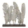 Natural Reflections Rustic Iron Feather Table Sculpture (20"x21") - Olivia & May -Olivia & May GUEST fe3632be be7e 40eb 861c 7ae009609bbd