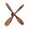 Metal Airplane Propeller 4 Blade Wall Decor With Aviation Detailing - Olivia & May -Olivia & May GUEST ff702789 6b46 43c1 81b7 2339d8eb0344